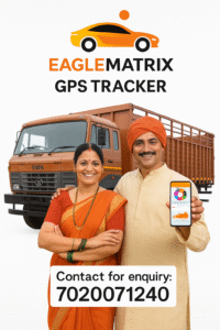 Eagle Matrix Wired GPS Tracker for Car, Bike, Scooty, EV, Trucks | Live Location, Instant Engine ON/Off Alerts, Theft Alarms with Next-Gen Mobile App