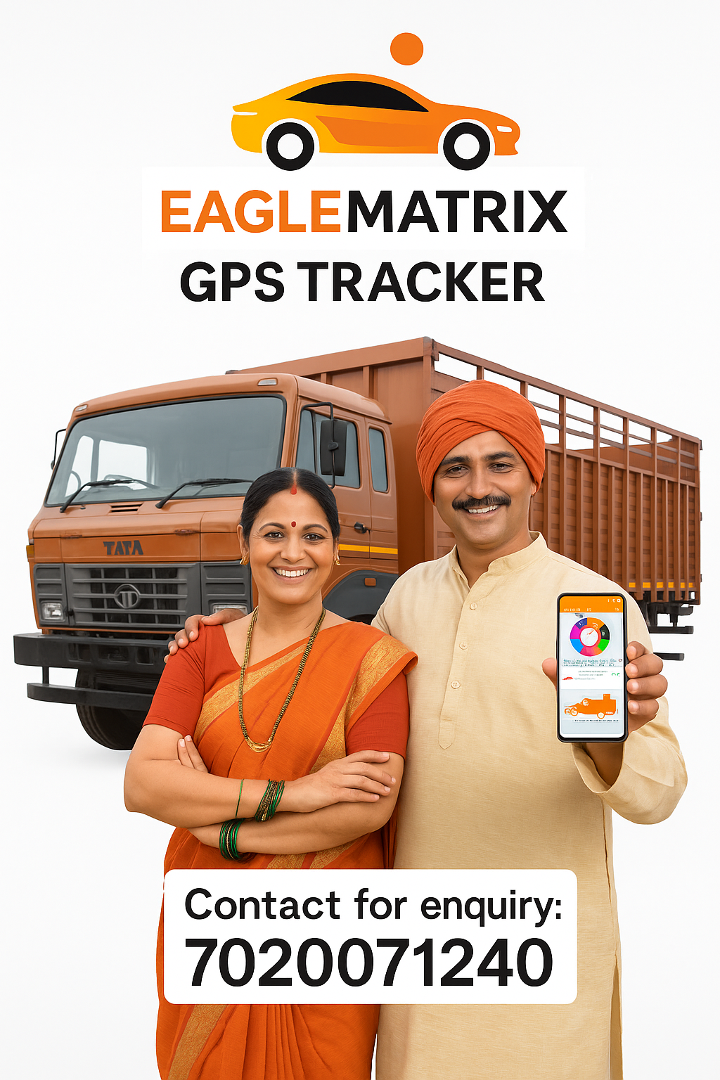 Eagle Matrix Wired GPS Tracker for Car, Bike, Scooty, EV, Trucks | Live Location, Instant Engine ON/Off Alerts, Theft Alarms with Next-Gen Mobile App